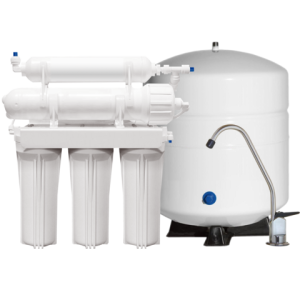 Reverse osmosis water 5 stage filtration system